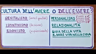 GIGI AVANTI  LA CULTURA DELLAVERE E QUELLA DELLESSERE [upl. by Irahcaz]