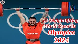 All Weightlifting World Records Olympics 2024 Update [upl. by Dorette]