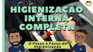 Como fazer Higienização Interna de Carros Completa  Dom Estética Premium [upl. by Notlad]