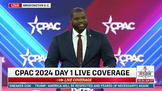 FULL SPEECH Rep Byron Donalds Addresses CPAC in DC 2024  22224 [upl. by Arinay791]