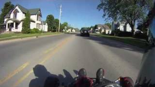 180hp R1 Go Kart Passes a Cop and runs away131mph [upl. by Ingham]