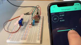 Blynk with ESP32 and Servo [upl. by Tips]