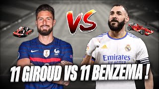 On fait affronter 11 GIROUD contre 11 BENZEMA sur FIFA 22 [upl. by Ghassan878]