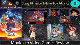 Movies to Video Games Review  Aladdin SNES amp GBA Version 20 [upl. by Mafalda]