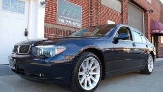 2003 BMW 745i Walkaround Presentation at Louis Frank Motorcars LLC in HD [upl. by Nagel880]