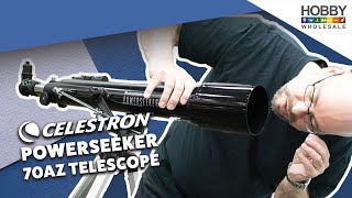 Celestron PowerSeeker 70AZ Telescope [upl. by Eiffe514]