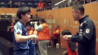 張本智和 Tomokazu Harimoto vs 安宰言 An JaeHyun 2024 Asian Game [upl. by Amelina]