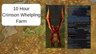 10 Hour Crimson Whelpling Farm  TipsTricks to Optimize Gold [upl. by Ardnassela]