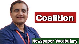 Coalition Meaning in Hindi  Coalition Government  Vocabulary  English NobleEnglishClasses [upl. by Kahlil]