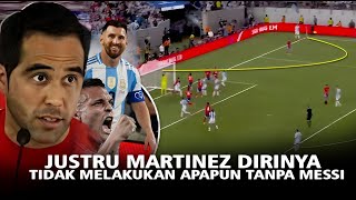 Bukan gol Martinez Justru kiper Chille akui bahwa Messilah Aktor utama Kemenangan Argentina [upl. by Anemolihp153]