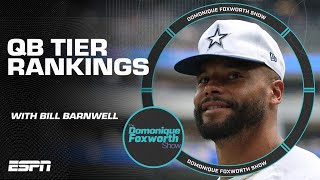 2024 QB tier rankings with Bill Barnwell 🏈  The Domonique Foxworth Show [upl. by Meggs901]