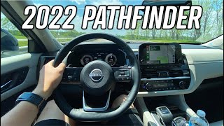 2022 Nissan Pathfinder Platinum Interior and Details [upl. by Eidnahs]