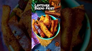 Bread Fries  Leftover Bread Recipe  Quick Snack Recipe  Crispy Bread Fries  Garlic Fries shorts [upl. by Aiket]