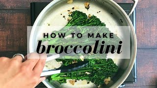 How To Cook Broccolini  Quick amp Easy Side Dish [upl. by Mahgem484]