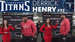 Demetria Obilor Interviews Titans Derrick Henry [upl. by Herb]