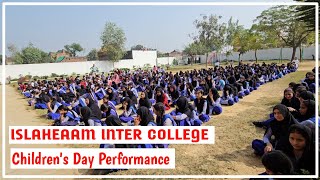 Childrens Day Performance Full Video 2024  Islaheaam Inter College [upl. by Rosabella]