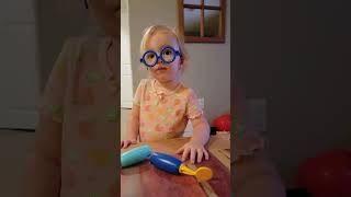 Baby Milas Silly Glasses Adventure cutebaby babymila [upl. by Nnahtur]