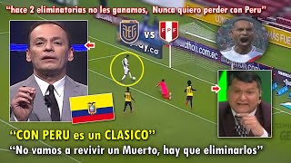 CONFIADOS PERIODISTAS ECUATORIANOS quieren ELIMINAR a PERU  ECUADOR VS PERU HOY [upl. by Ytram]