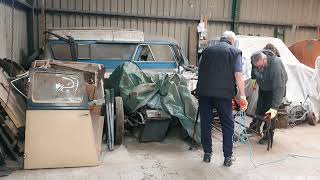 1968 bedford ca dormoblie barn find [upl. by Amliv]