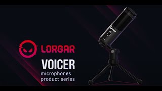 Voicer  Series of Professional USB Microphones by Lorgar [upl. by Asir]