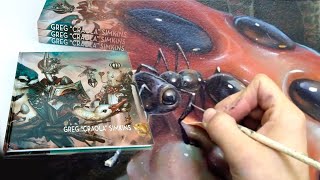 Greg quotCRAOLAquot Simkins Book  Art Book  Acrylic Painting  Graffiti   Timelapse Painting [upl. by Htiek]