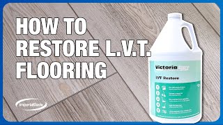 How to Restore LVT Luxury Vinyl Tile [upl. by Katrine]