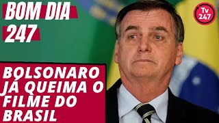 Bom dia 247 13319 elo entre Bolsonaro e milícia detona imagem do Brasil [upl. by Eceirehs]