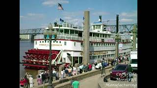 Belle Of Louisville Calliope  Travis Vasconcelos amp Martha Gibbs 2015 Great Steamboat Race [upl. by Notak]