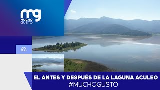 El antes y después de la Laguna Aculeo Volvió a tener agua tras 5 años [upl. by Gabrila]