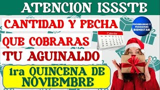 🚨📅 Pensión ISSSTE 2023🎁En este día de noviembre depositarán el pago de aguinaldo a los pensionados [upl. by Paviour661]