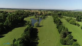 Golf Beaune Levernois  Côte dOr  Bourgogne  Vidéo aérienne [upl. by Nnylodnewg]