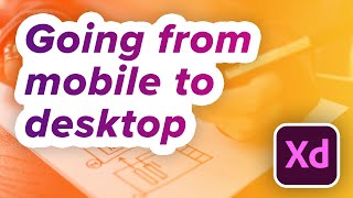 Wireframes Mobile to tablet and desktop in Adobe XD  Recipe for Disaster Pt 2 beginner tutorial [upl. by Ekim]