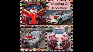 50 quotElegant Wedding Car Decorationquot with quotFlowersquot [upl. by Eecak]