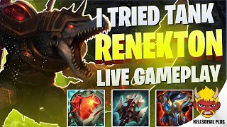 I Tried Tank Renekton Wild Rift HellsDevil Plus Gameplay [upl. by Petronella364]