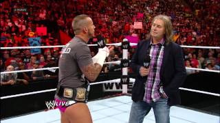 Bret Hart and CM Punk discuss what would of happened if they faced each other Raw Sept 10 2012 [upl. by Spragens]