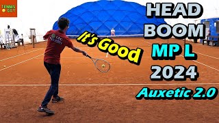 🎾 HEAD BOOM MP L 2024 Auxetic 20 Tennis Racket Will Surprise You 👀 head boom [upl. by Elirpa]