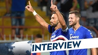 SampdoriaNapoli Quagliarella «Gol da sogno vittoria stupenda» [upl. by Cruickshank343]