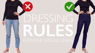 Dressing Rules EVERYONE Should Learn Once And For ALL [upl. by Seto]