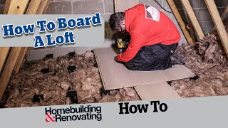 How to Board a Loft  ADVICE  Homebuilding [upl. by Sicard64]