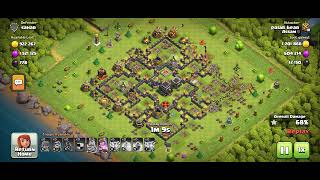 big loot  Town Hall 9 destroyed  coc  clash of clans [upl. by Sacci]