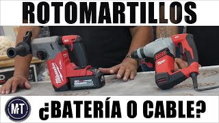 Rotomartillos Milwaukee a Batería o Cable ¿Cual Comprar [upl. by Eiclek]