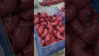 Ductile iron pipe fittings production workshop [upl. by Eenerb]