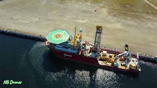 The Fugro Explorer  New Bedford MA  DJI Mini 2  4K [upl. by Razaele]