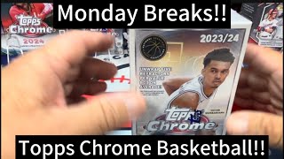 2024 TOPPS CHROME BASKETBALL BLASTER BOX BREAK SEARCH FOR A WEMBY PRODUCT PREVIEW [upl. by Ranip246]