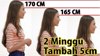 CARA MENAMBAH TINGGI BADAN PALING CEPAT DENGAN ALAMI I MENINGGIKAN BADAN [upl. by Gnirol90]