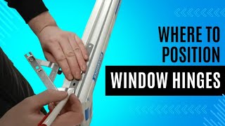 How to open and position replacement uPVC Window Friction Hinges [upl. by Ehrlich]