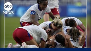 US women’s national soccer team aims for gold against Brazil [upl. by Ais]