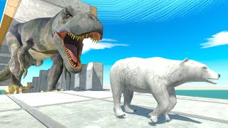 Which Dinosaur Or Animal Could Escape The Jaws Of The Old Goat Rex  Animal Revolt Battle Simulator [upl. by Beitris]