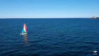 Hobiecat sailing at Bargara [upl. by Odnalo497]