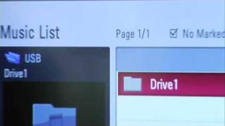 LG 2009 TVs  USB Connectivity and DivX HD how to [upl. by Avilo]